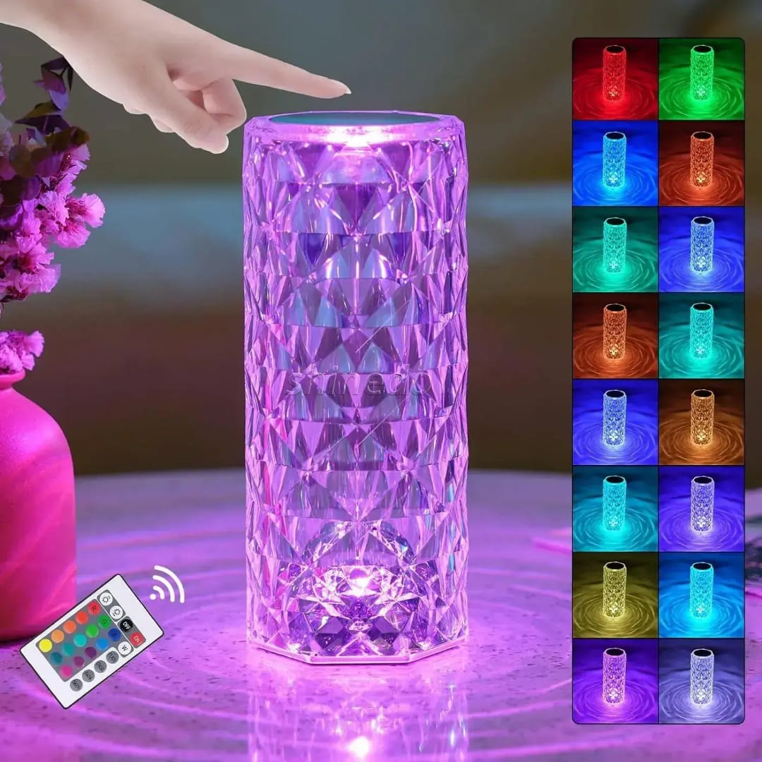 Lampara Efecto Rosa